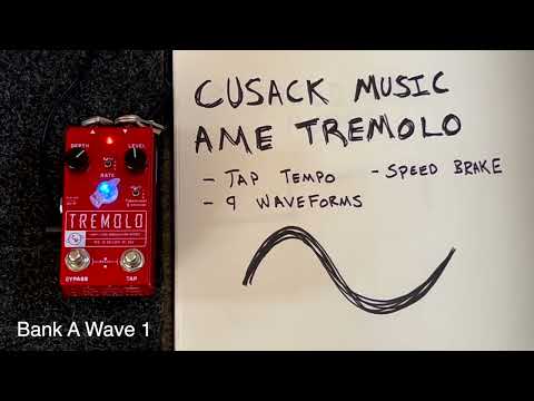 NEW Tremolo AME V2 (Amplitude Modulation Emulator 2.0) by Cusack Music! With Tap Tempo and Expression Jack! **FREE SHIPPING!** image 4