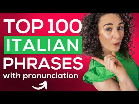 100 MOST COMMON ITALIAN PHRASES with Pronunciation (Italian for Beginners) + FREE PDF Cheat-Sheet 📚