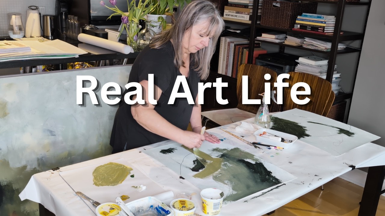 Realistic Day as an Artist at 68 | Gallery Prep