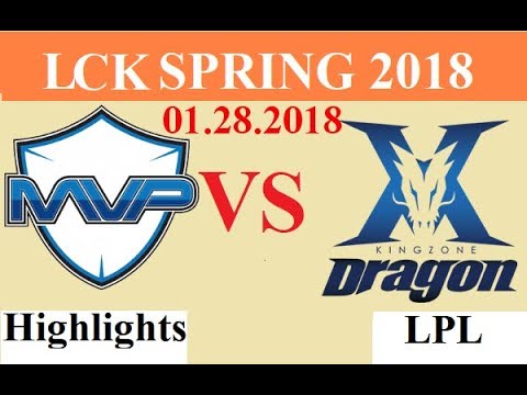 [01.28.2018]: MVP vs KZ - Highlights Game 2 - LCK Spring 2018 W2D6