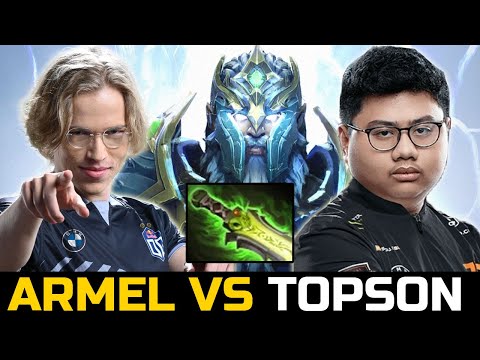 TOPSON VS FNATIC.ARMEL - SIGNATURE ZEUS MID VS MASTER TIER LESHRAC DOTA 2