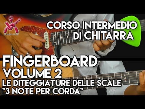 Unit 31 - le diteggiature delle scale "3 note per corda" (sweep picking)