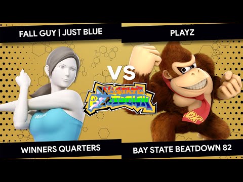 Bay State Beatdown 82 - FALL GUY | Just Blue (Wii Fit) vs Playz (Donkey Kong) - Winners Quarters