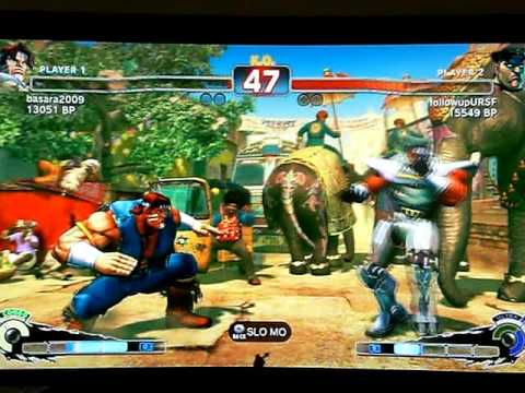 followupURSF [Bison] vs basara2009 [T.Hawk] SUPER STREET FIGHTER 4 - Japanese Online Ranked Matches