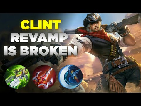 Clint Revamp Is Broken | Clint Revamp Gameplay By Top Global Clint EnemyKiller | MLBB