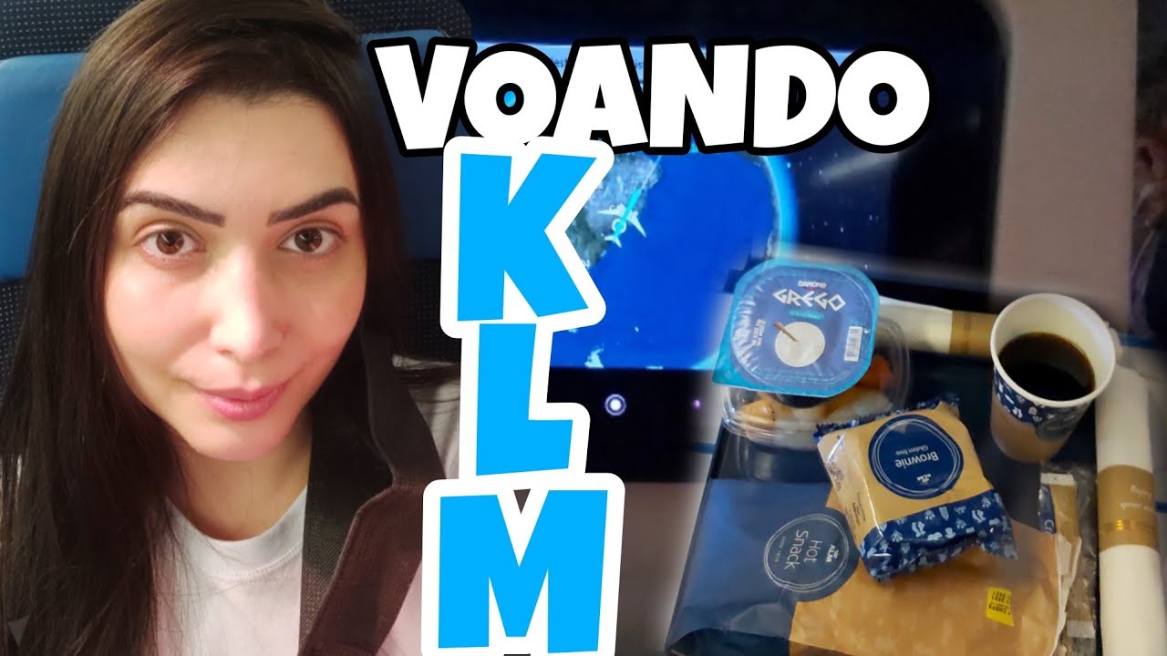 COMO É VOAR DE KLM -Classe econômica GRU- AMSTERDAM!