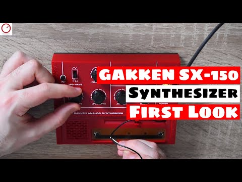 Gakken SX-150 Mark II Analog Synthesizer "Red" image 2