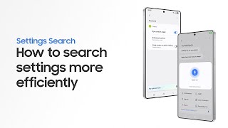 Samsung How to use Settings Search | Samsung Galaxy S25 Series