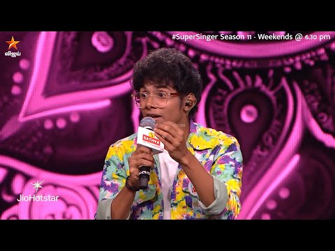 Glimpse of Namma Kada Veedhi Song by #Nikil 😍🎶 | Endrendrum Captain  | Super Singer Season 11