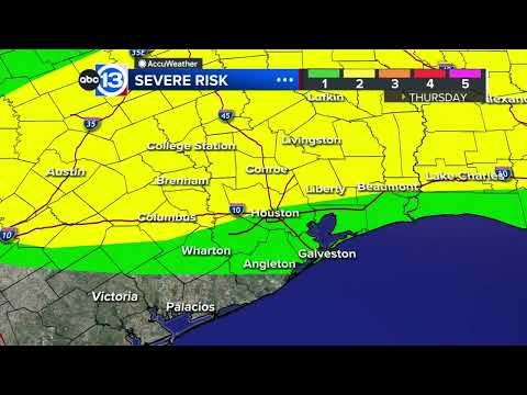 Extreme steam arrives Tuesday, severe storms possible Thursday
