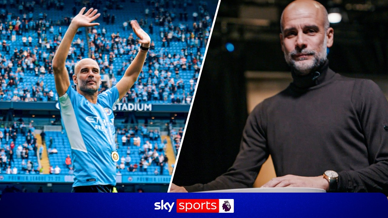 Pep Guardiola's emotional message as Manchester City announce he will leave 🩵