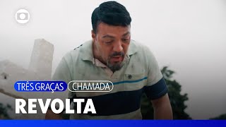 Misael luta por justiça após a morte da mulher, e Ferette que se cuide! | Três Graças | TV Globo