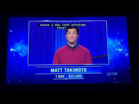 Jeopardy, intro - Matt Takimoto Day 2 (2/18/22)