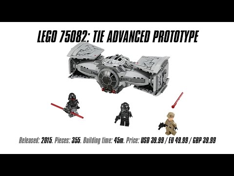 'Lego Star Wars 75082: TIE Advanced Prototype' Unboxing & Review