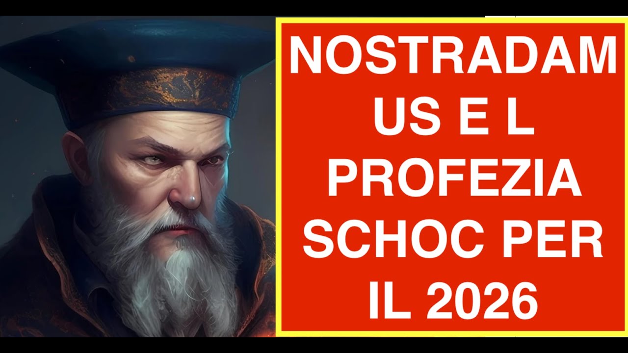 NOSTRADAMUS E L PROFEZIA SCHOC PER IL 2026