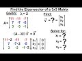 Linear Algebra Ch 3 Eigenvalues And Eigenvectors 8 Of 35 Eigenvector Of A 3x3 Matrix