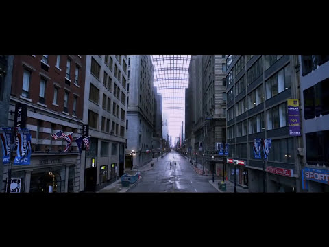 Resident Evil: Retribution 2012 trailer still — Alice in Umbrella’s arctic facility with alarms strobing red