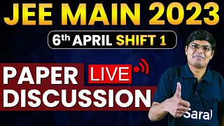 JEE Main 2023 Paper Solution & Analysis | 6th April Shift1 | Answer Key & Detailed Solution | eSaral