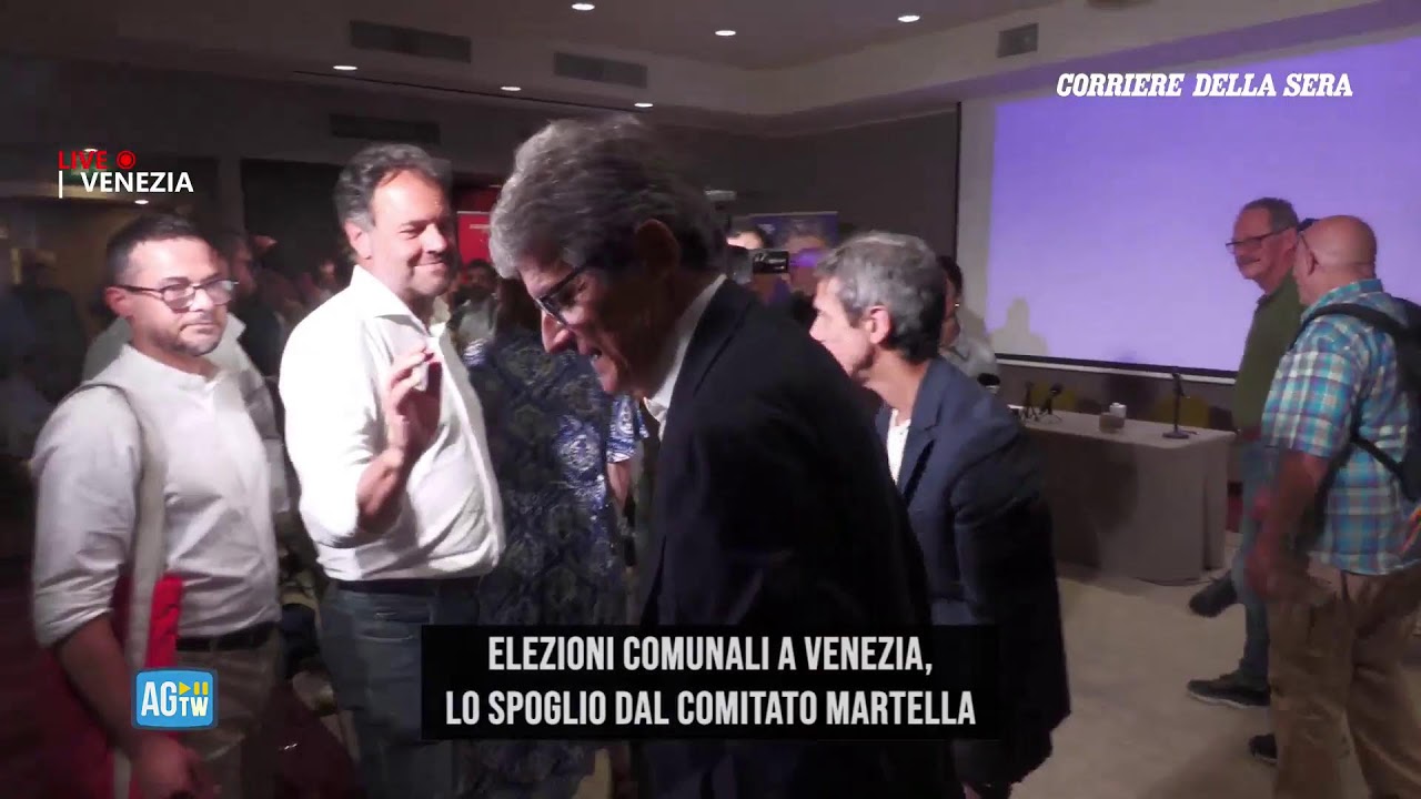 Comunali a Venezia, lo spoglio da Martella