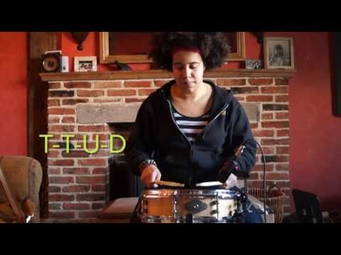 Accents through Paradiddles