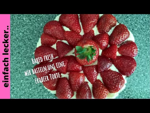 Erdbeer Mascarpone Torte selber basteln, sommerlich Fazit: super lecker 🇩🇪= 🇺🇸& 🇬🇧 👇👇