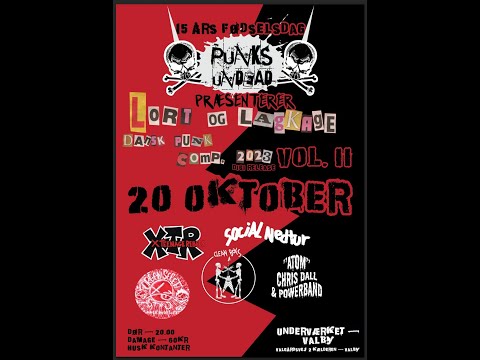 Social Nedtur - Lort og Lagkage VOL II Release - 20. Okt. 2023 - Punks Undead VOL 108.