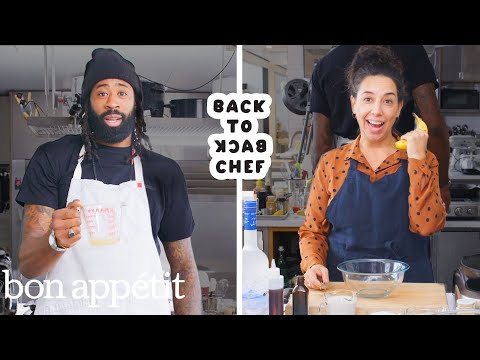 DeAndre Jordan Tries to Keep Up with a Professional Chef | Back-to-Back Chef | Bon Appétit