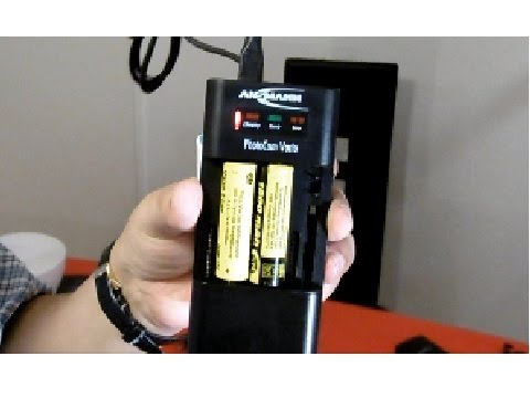 [DE] Ansmann photocam vario USB Ladegerät für Kameraakkus, AA und AAA akkus.