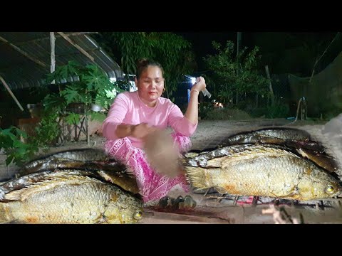 grilled fish for dinner- Phally Rural Food