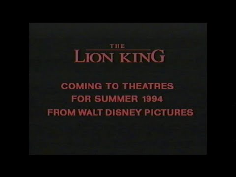 The Lion King - Sneak Peek #2 (March 4, 1994)