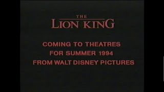 The Lion King (1994) Video