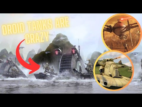 Droid Tanks and Heavy Armor! Separatist Army