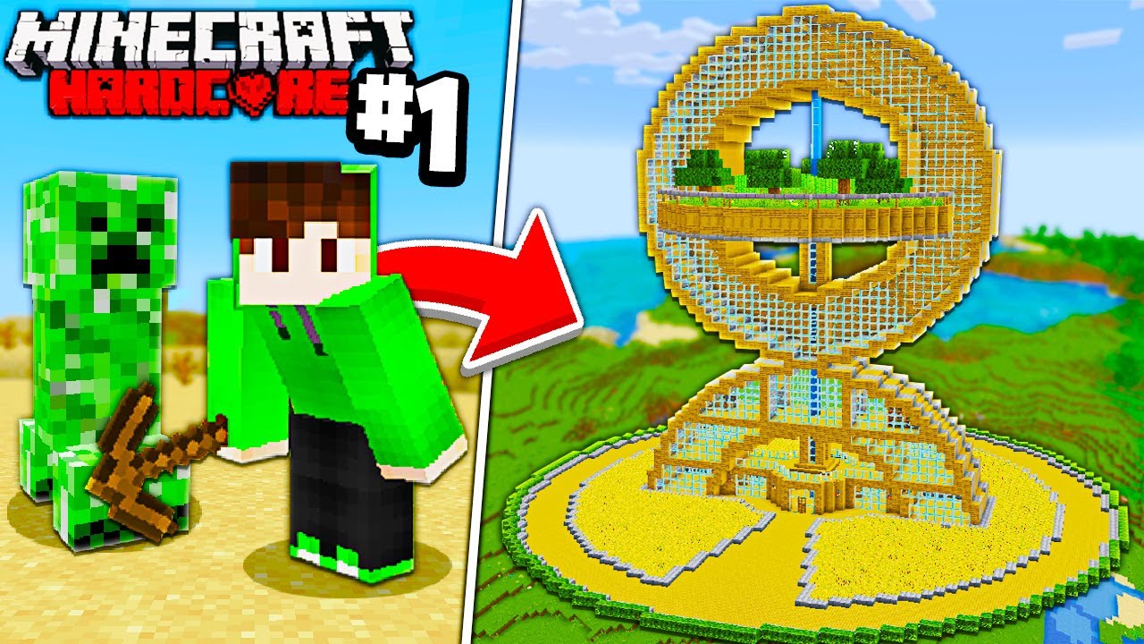 The ULTIMATE Start in Hardcore Minecraft! (Episode 1)