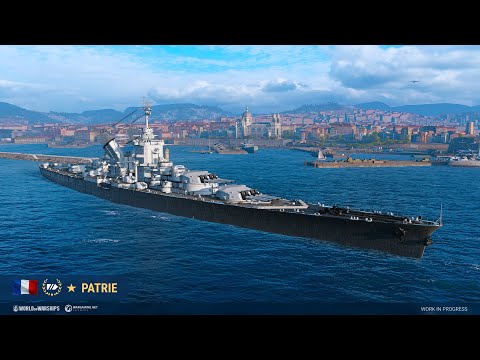French Super-battleship Patrie Impressions and Gameplay - World of Warships