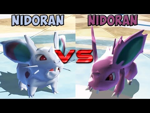 Pokemon battle revolution - Nidoran♀ vs Nidoran♂
