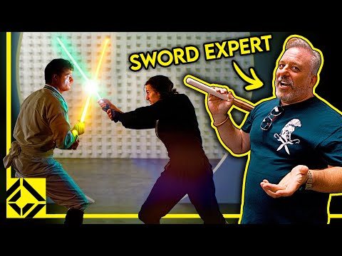 We Asked a Sword Expert to Make a Realistic Lightsaber Fight