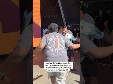 Joshua Baraka performing live Wrong Places at Afro Nation in Portugal 🇵🇹