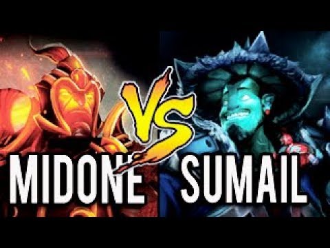 MidOne Vs SumaiL - Top 1 MMR vs Legendary Storm Spirit PRO Gameplay Dota 2