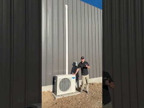 Installing a MRCOOL DIY Ductless Mini-Split in the dream shop man cave! #diy #airconditioner #ac