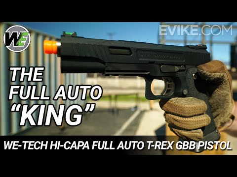 The Full Auto "King" - WE-Tech Hi-Capa Full Auto T-Rex GBB Pistol - Snap Shot
