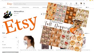 How I Design Digital Paper to sell on ETSY! + Walking around the Village NYC