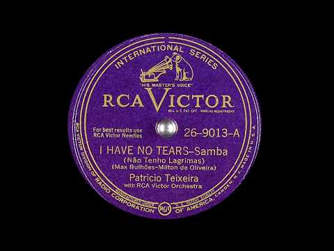 Patrício Teixeira - Não Tenho Lágrimas (1937) | Áudio Restaurado
