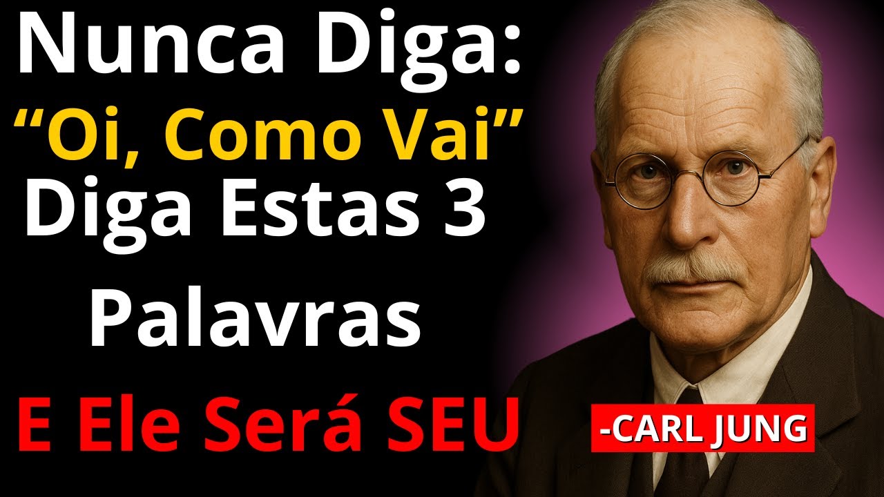 Carl Jung | Diga Estas 3 Palavras e Faça um Homem Pensar em Você o Dia Todo