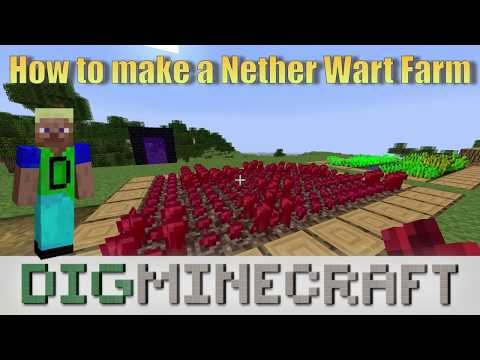 minecraft nether wart farm