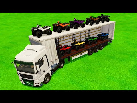 TRANSPORT ZETOR MINI TRACTORS WITH DAF TRUCK - Farming Simulator 22