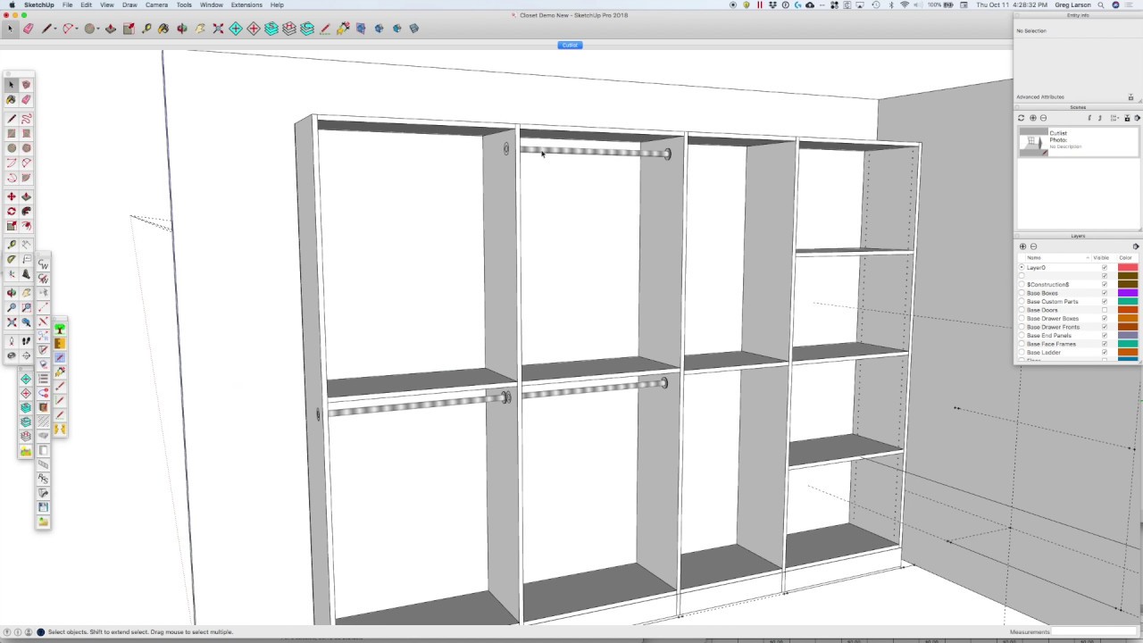 CabWriter 2 - Drawing Basic Closets