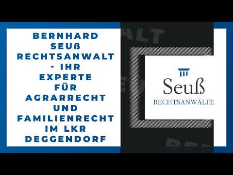 Bernhard Seuß Rechtsanwalt YouTube-Vdeominiatur 2