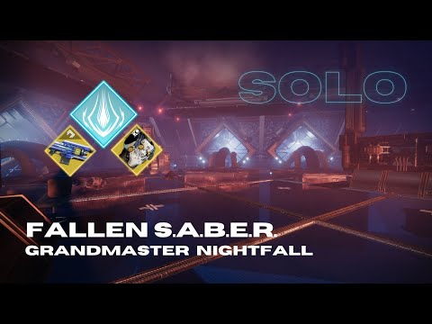 Solo Grandmaster Nightfall "Fallen SABER" with Coldheart - Arc Titan - Destiny 2