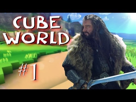 Cube World MP - Adventures of Thorin Oakenshield w/ Creatures Ep. 1 "A Dwarf!"