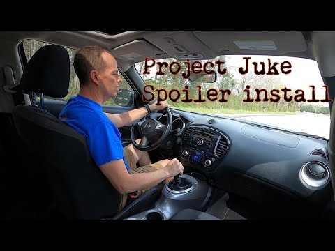 Storming through the Nissan Juke spoiler install